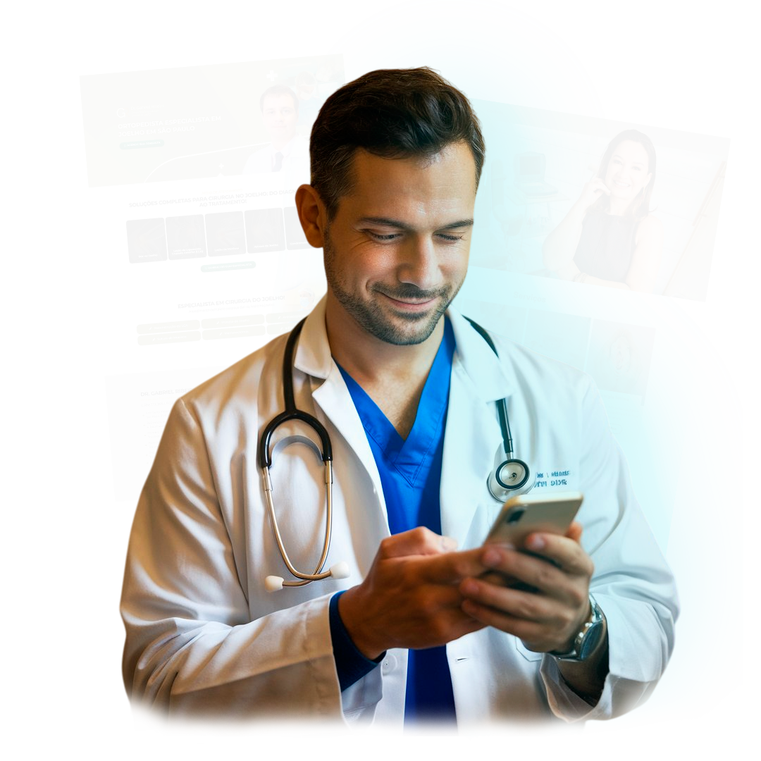 site para médico
