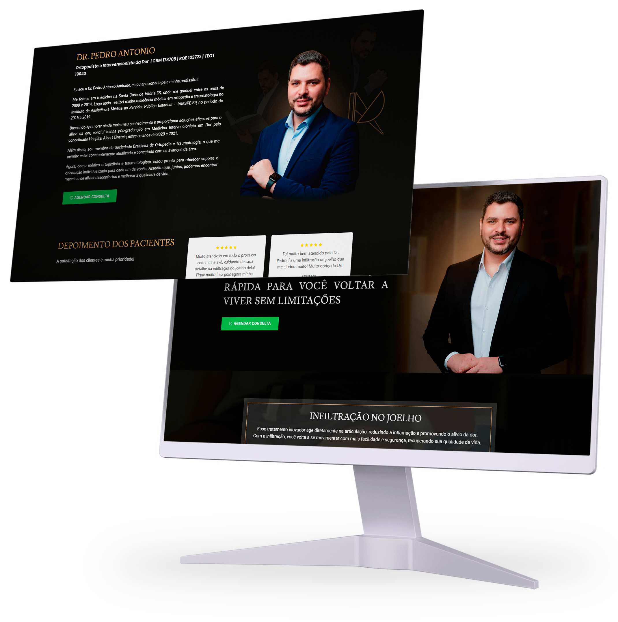 site para médico
